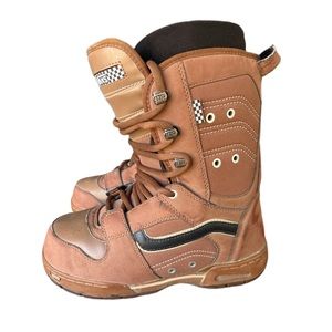 Vans Mantra Brown Retro Snowboard Boots Size 9.5